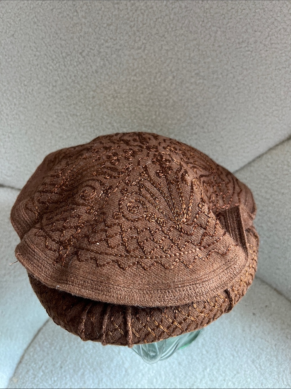 Embroidered Pakol hat